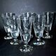 Series of 6 antique coffee glasses