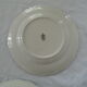 4 flat plates Keller & Guerin Luneville décor flowers Passionflower blue faience old