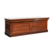 Large antique English shop counter / fabric counter from the 19th century