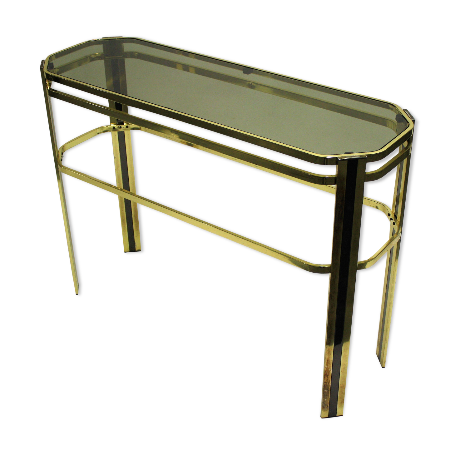 Brass console table, 1970s