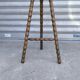 Turned wooden tripod stool 1950