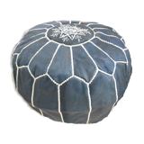 Pouf marocain en cuir