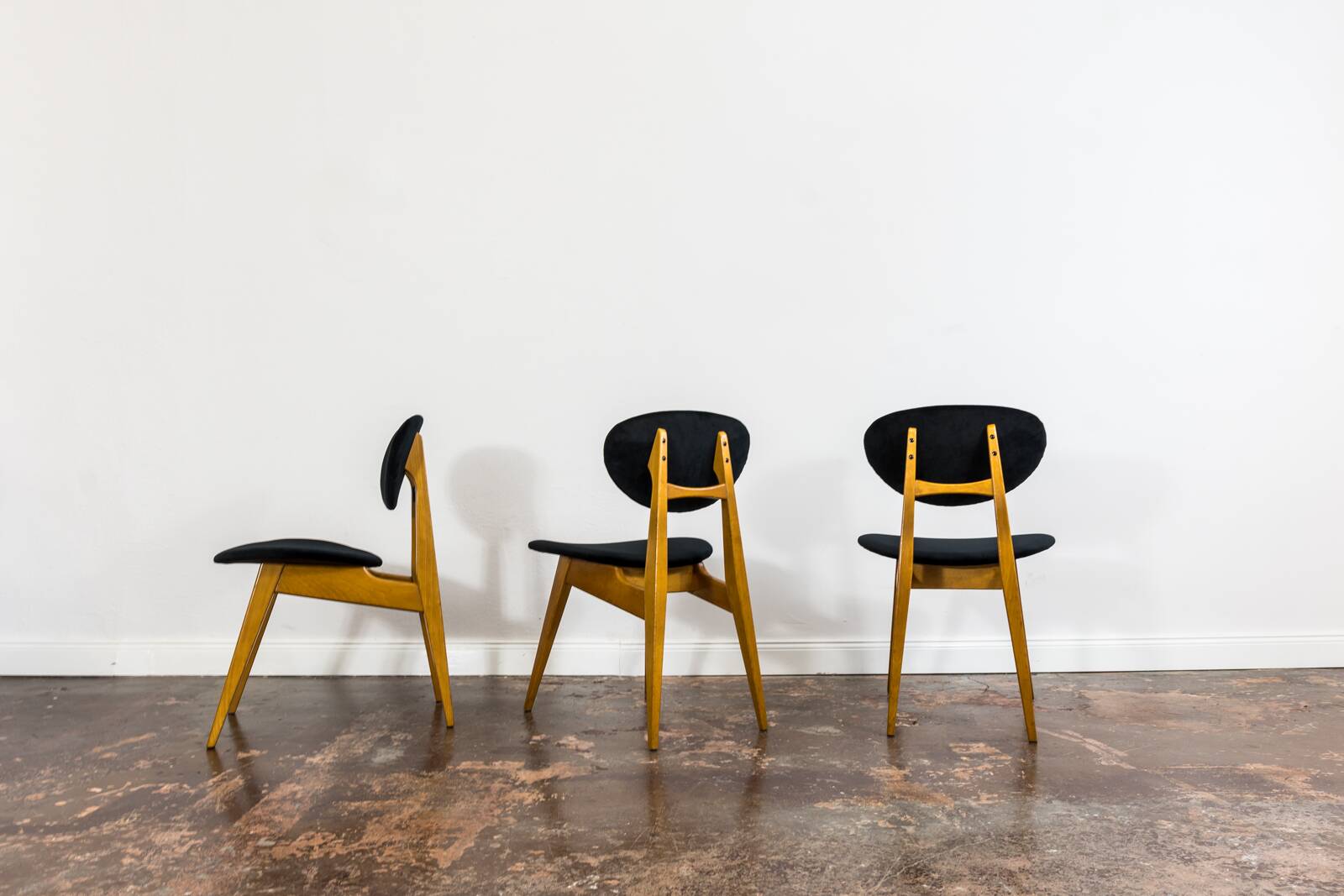 Dining Chairs By Juliusz Kędziorek, 1960s, Set Of 3