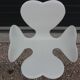 Armchair Fortuna White Leonardo Volpi for Edra Mazzei 1996