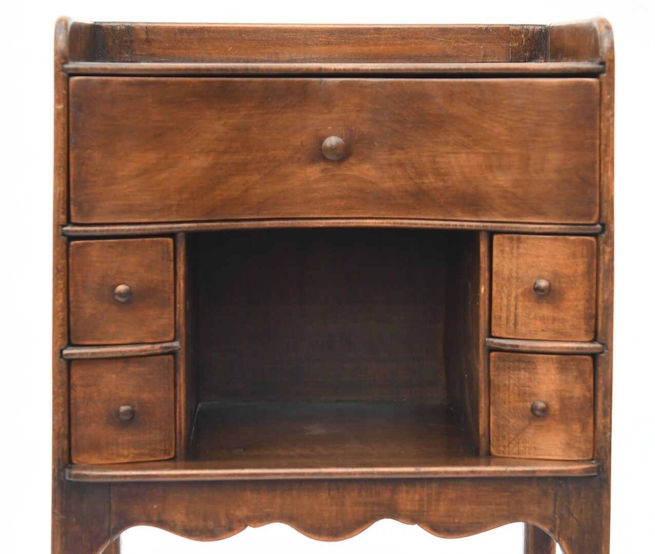 Walnut bedside table