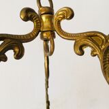 Brass ball chandelier