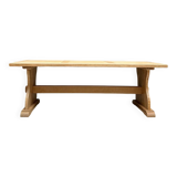 Large antique solid oak monastery table (renovated)