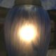 Mushroom lamp in glass paste