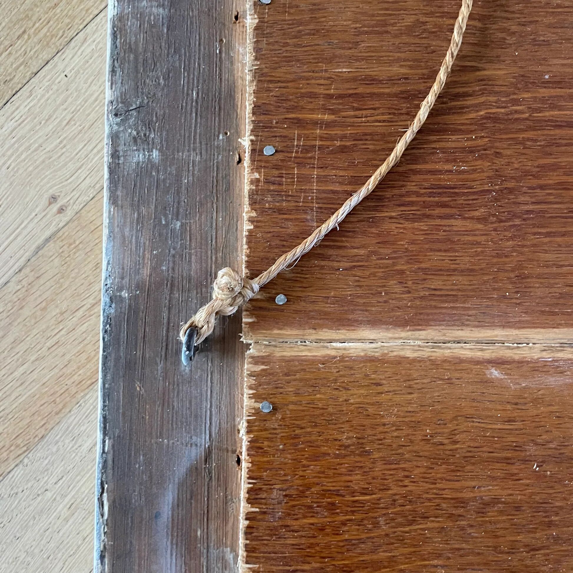 Miroir trumeau en bois peint