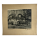 Georges lefebvre, old cottage, black and white photo, circa 1930. signed in ink