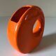 Vase céramique orange  vintage Annees 70
