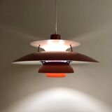 Danish vintage PH5 pendant light (Poul Hennigsen for Louis Poulsen)