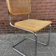 Ensemble de 4 Chaises vintage modèle Cesca B32 en chrome et bois