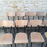 Vintage school chairs