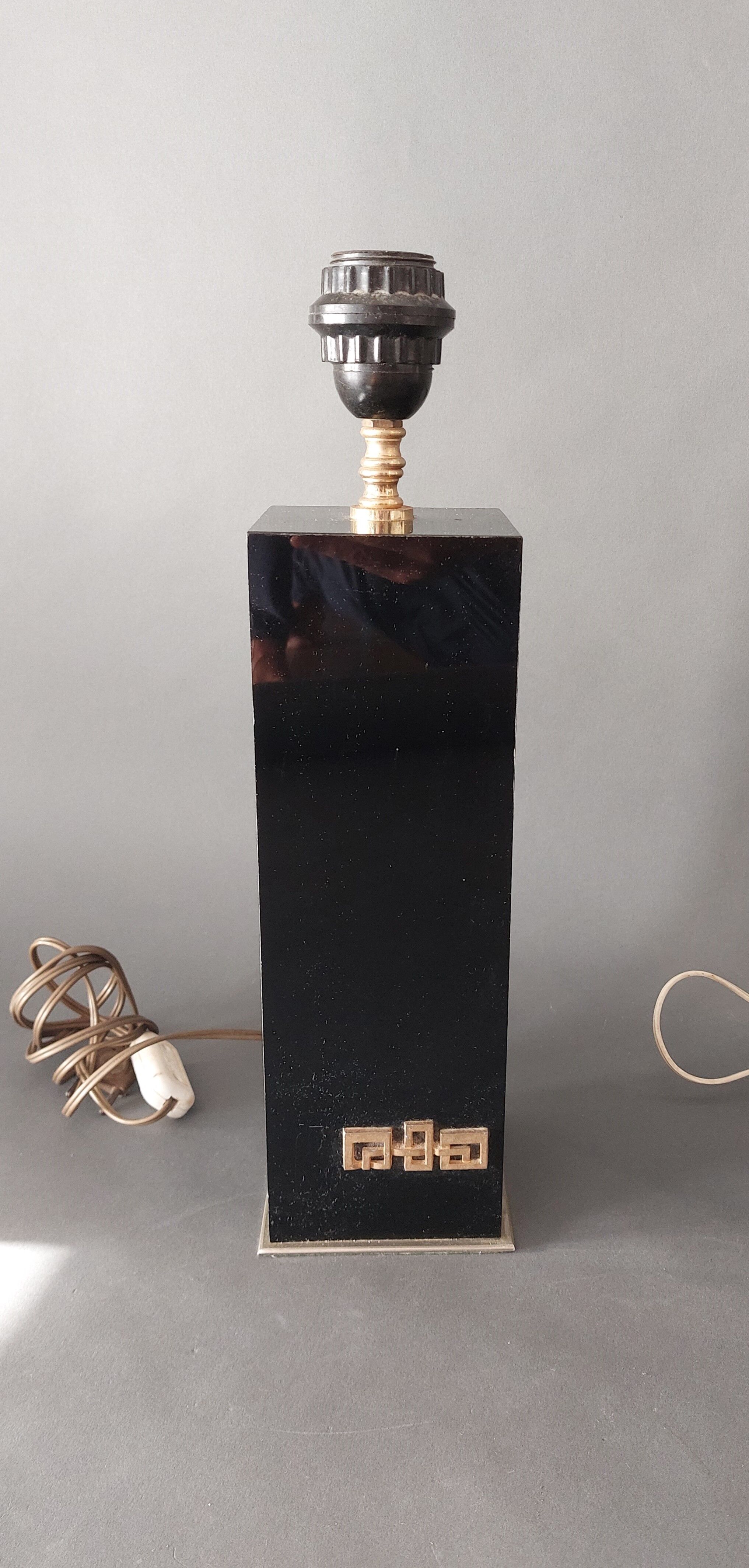 Pair of lamps 1960/1970 black.