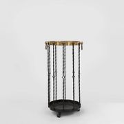 Stylish robust mid-century umbrella stand, France ca. 1950