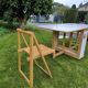 Set of 4 Aldo Jacober style chairs and butterfly table
