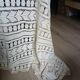 Antique handmade crochet bedspread