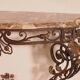 console in wrought iron in Louis XV style - 19th century