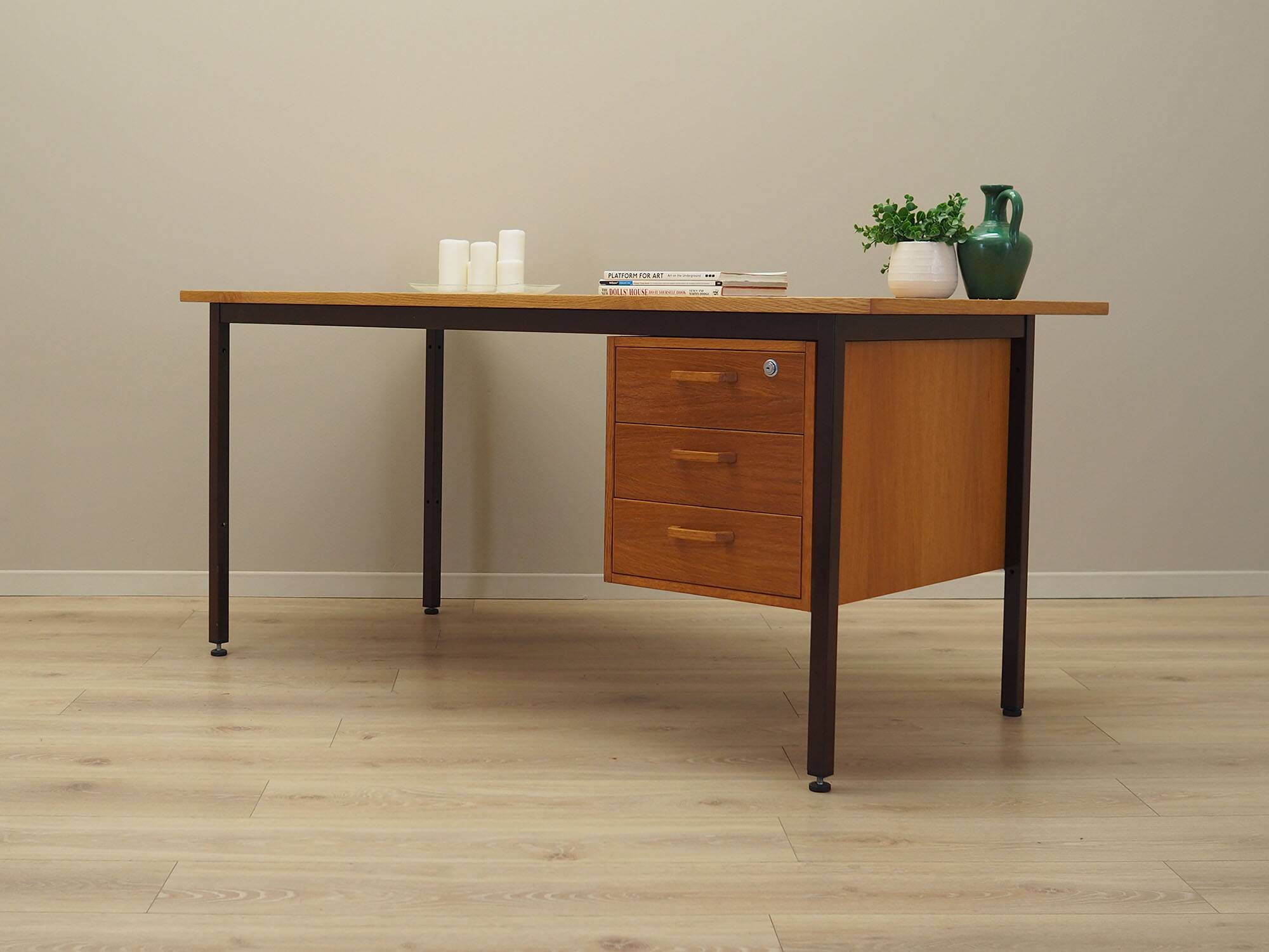 Ash desk, Danish design, 1970s, production: Denmark