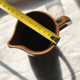 Enamelled stoneware pourer signed Denbac