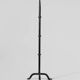 Cast Iron Black Floor Candle Holder