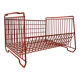 Panier en fil de fer ancien
