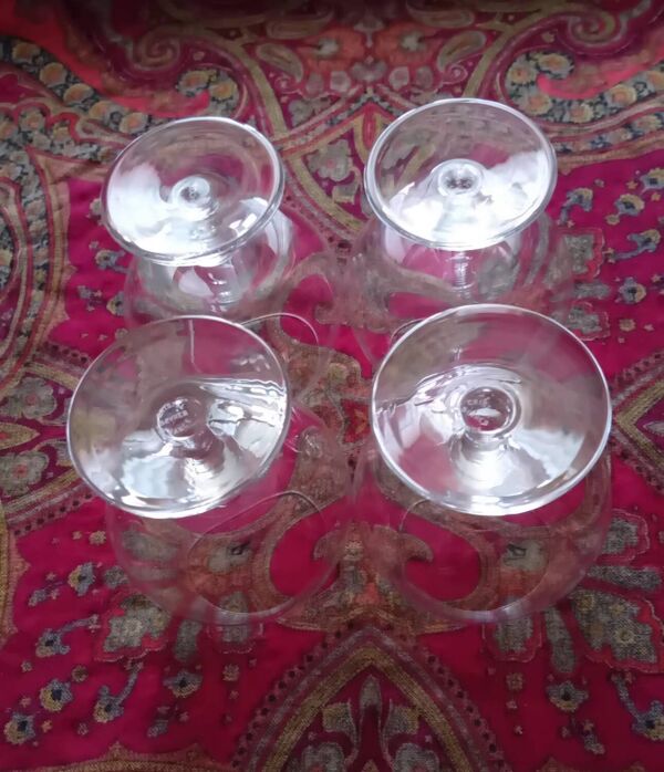 Verres cognac cristal de Sèvres