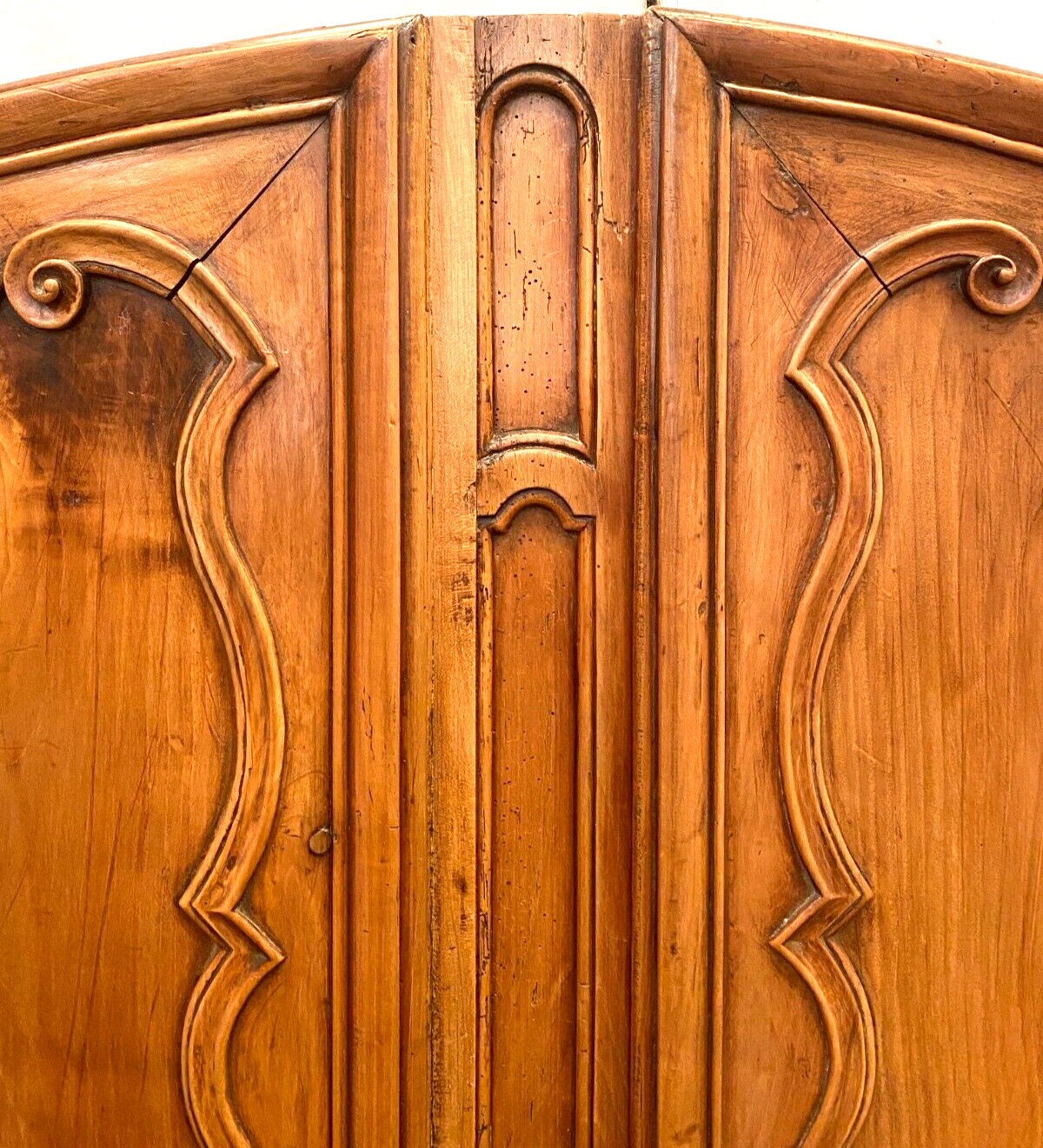 Pair of doors with solid cherry frame XVIII century