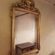 Miroir en bois doré