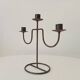 Vintage brutalist chandelier in wrought iron