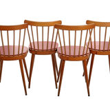 4 chairs Scandinavian year 50 bars