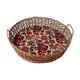 Vintage wicker tray
