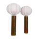Rare and large ceramic table lamps from the mid-century, Sweden, 1960s.