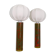 Rare and large ceramic table lamps from the mid-century, Sweden, 1960s.