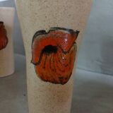 4 old stoneware mugs