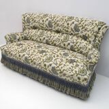 Rare 19th Century Napoleon III Brocade Sofa and Two Armchairs