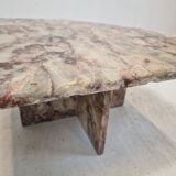 Set of 3 italian marble coffee or side tables, 1970s
