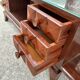 Art Deco mahogany console table, vintage entrance furniture.