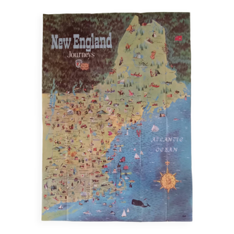 Vintage New England Poster