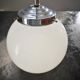 Old suspension ball ball opaline Art Deco Bauhas modernist 1930 Ø 20 cm