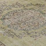Anatolian handmade vintage rug 283 cm x 172 cm