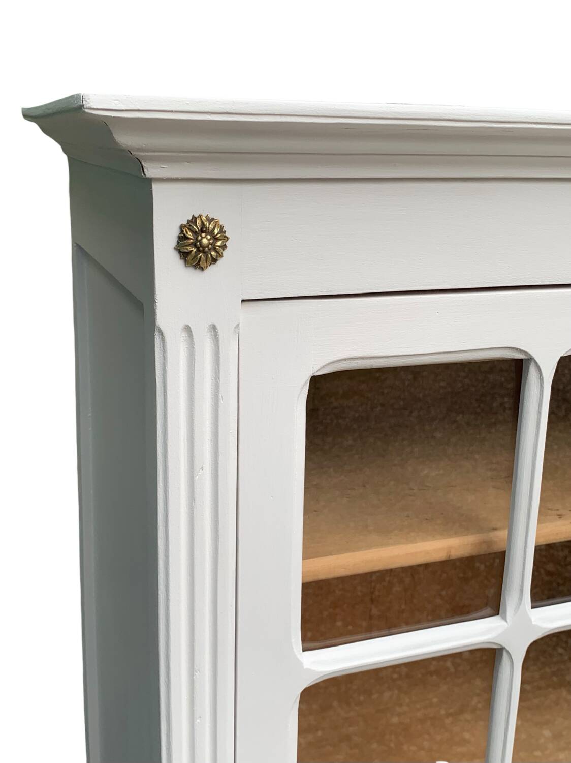 Antique Parisian glass cabinet H150