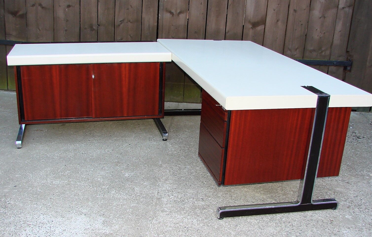 Alex Linder corner desk with extension