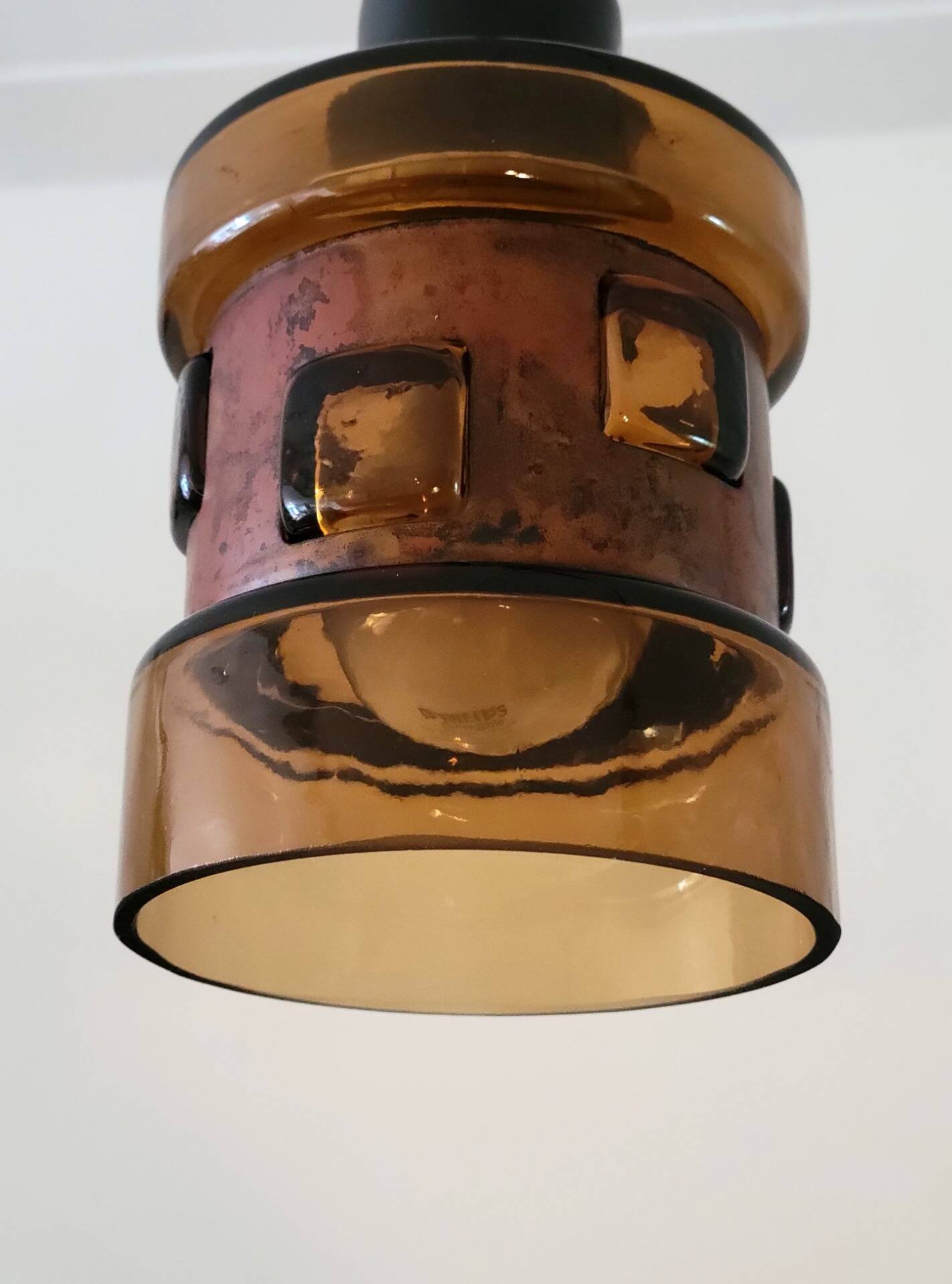 Set of 2 pendant lamps by Victor Bernt for Flygsfors, Sweden, 1960