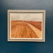 Original Swedish Oil on Canvas - "Rustic Landscape" by Nils Essen - Signed - Vintage and Framed - 42 × 50 cm (16.5" × 19.7")