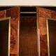 Vitrine en bois de séquoia par Willy Rizzo pour Mario Sabot