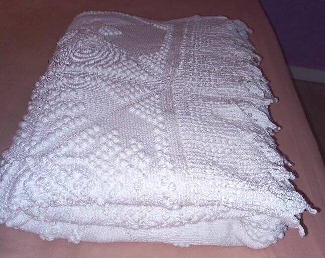 Couvre-lit au crochet