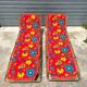 Transat chaise longue lafuma camping vintage fleur 1970