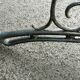 Old garden bench cast iron legs
